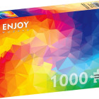 Puzzle - Enjoy - Sokszögű színes spirál