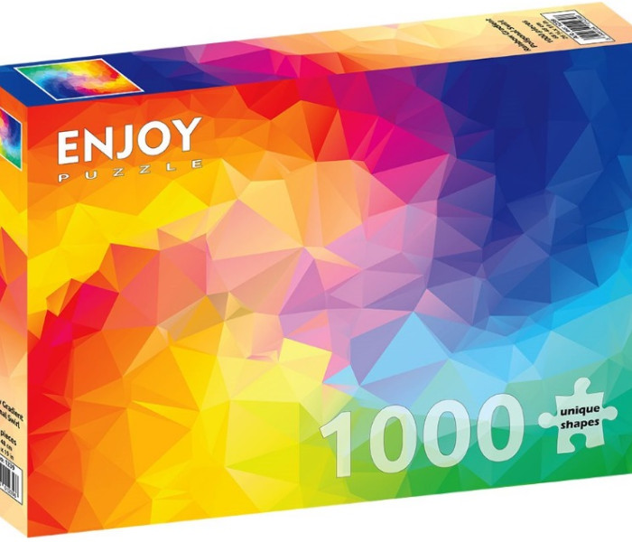 Puzzle - Enjoy - Sokszögű színes spirál