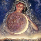 Puzzle - Grafika - Hold istennő