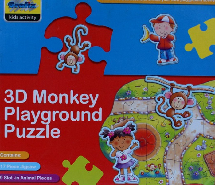 Puzzle - Grafix - Majomjátszótér - 3D Puzzle