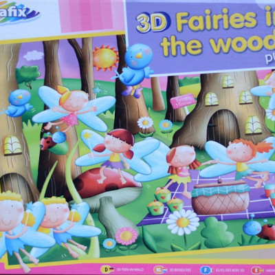 Tündérek az erdőben - 3D Puzzle 