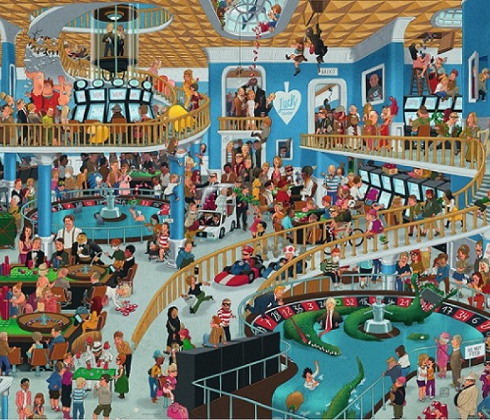 Puzzle - Heye - Kaotikus kaszinó - Triangular puzzle