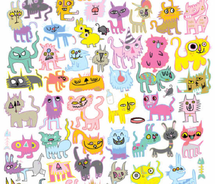 Puzzle - Heye - Macska firkák - Triangular puzzle