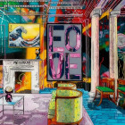 Puzzle - Heye - Tengeri hullámmal díszített szoba