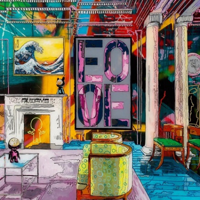 Tengeri hullámmal díszített szoba