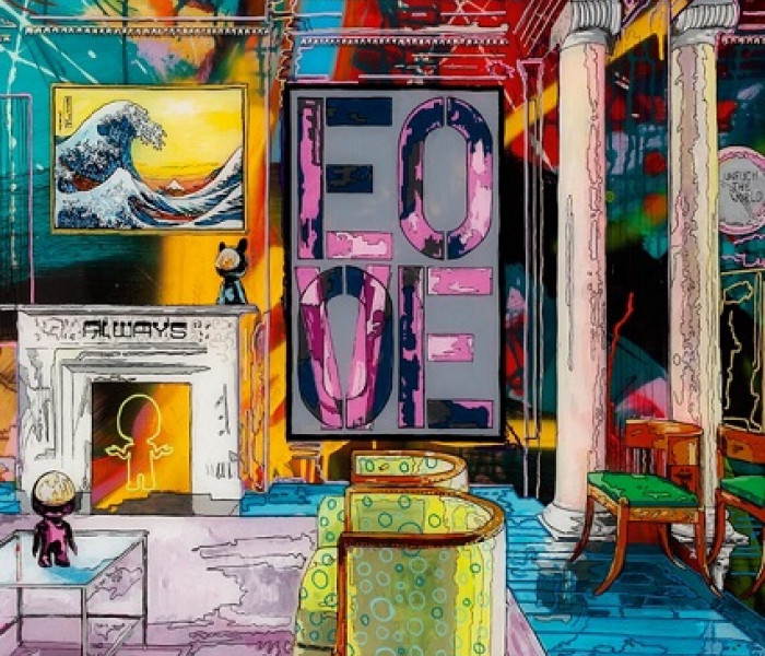 Puzzle - Heye - Tengeri hullámmal díszített szoba