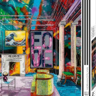 Puzzle - Heye - Tengeri hullámmal díszített szoba