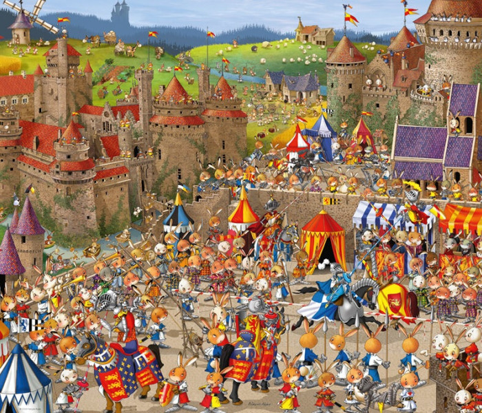 Puzzle - Heye - Nyúlverseny - Triangular puzzle