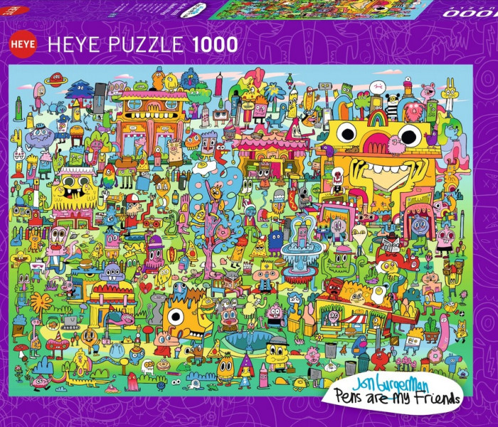 Puzzle - Heye - Festett falu