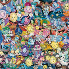 Puzzle - Heye - Maszkok - Triangular Puzzle