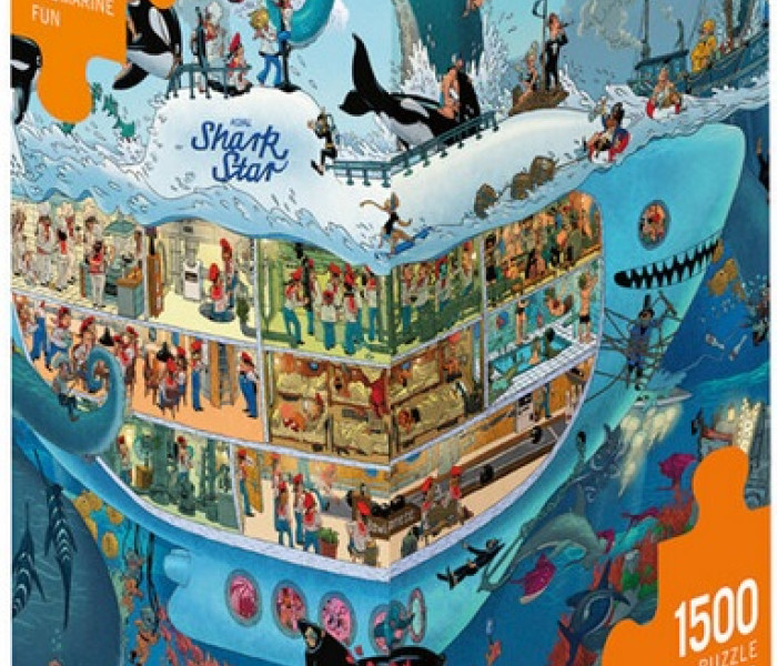 Puzzle - Heye - Víz alatti szórakozás - Triangular puzzle