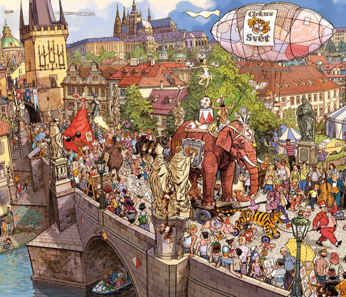 Puzzle - Heye - Utcafesztivál - Triangular puzzle