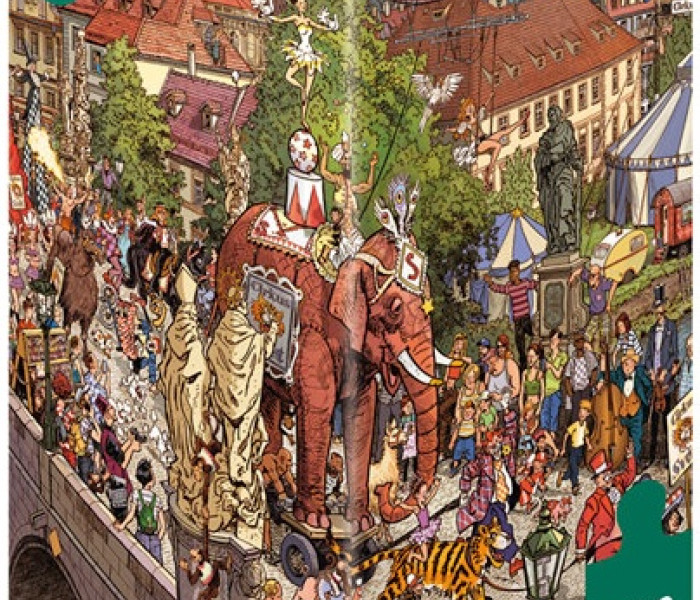 Puzzle - Heye - Utcafesztivál - Triangular puzzle