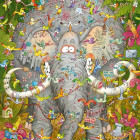 Puzzle - Heye - Egy elefánt élete - Triangular puzzle