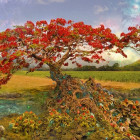 Puzzle - Heye - Piros fa