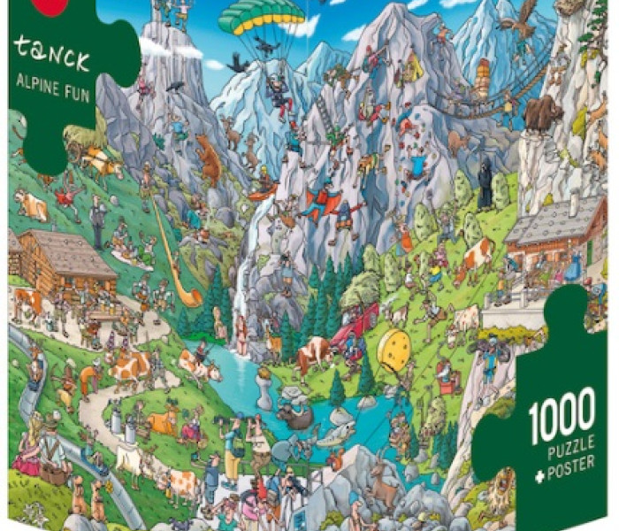 Puzzle - Heye - Buli az Alpokban - Triangular Puzzle