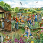 Puzzle - Falcon - Lent a kertben