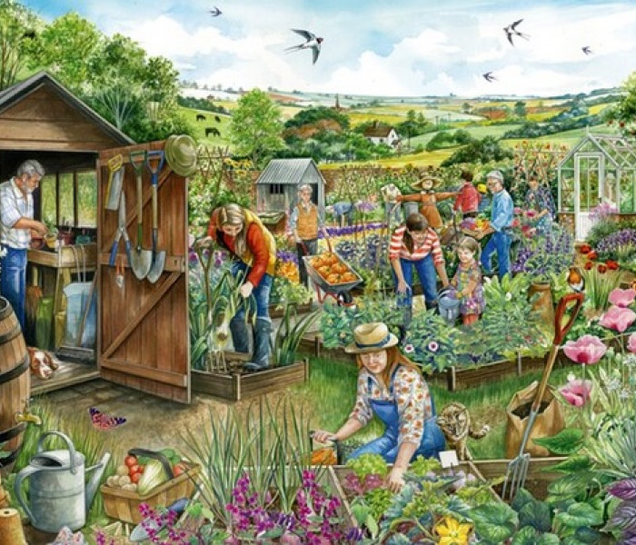 Puzzle - Falcon - Lent a kertben