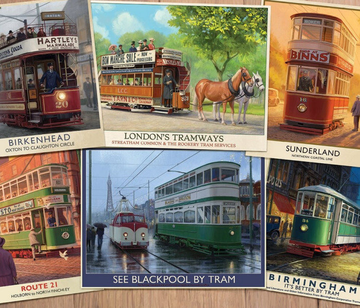 Puzzle - Falcon - Történelmi villamosok