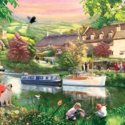 Nyári szórakozás a tóparton