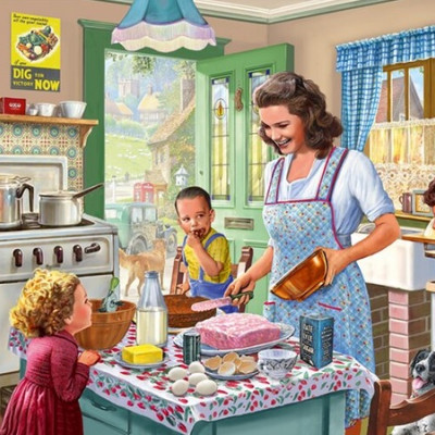 Puzzle Sütés anyával