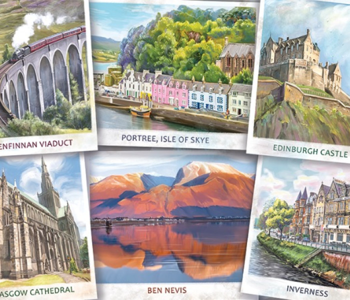 Puzzle - Falcon - Üdvözlet Skóciából