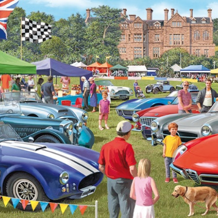 Veterán autók felvonulása