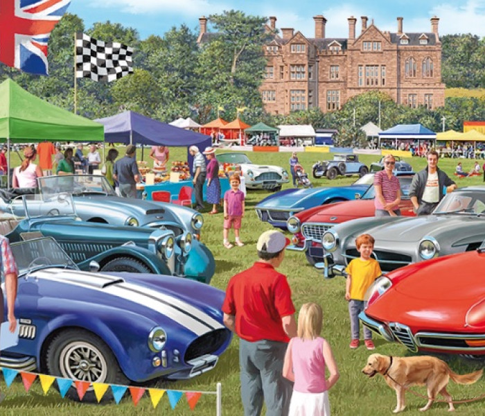 Puzzle - Falcon - Veterán autók felvonulása