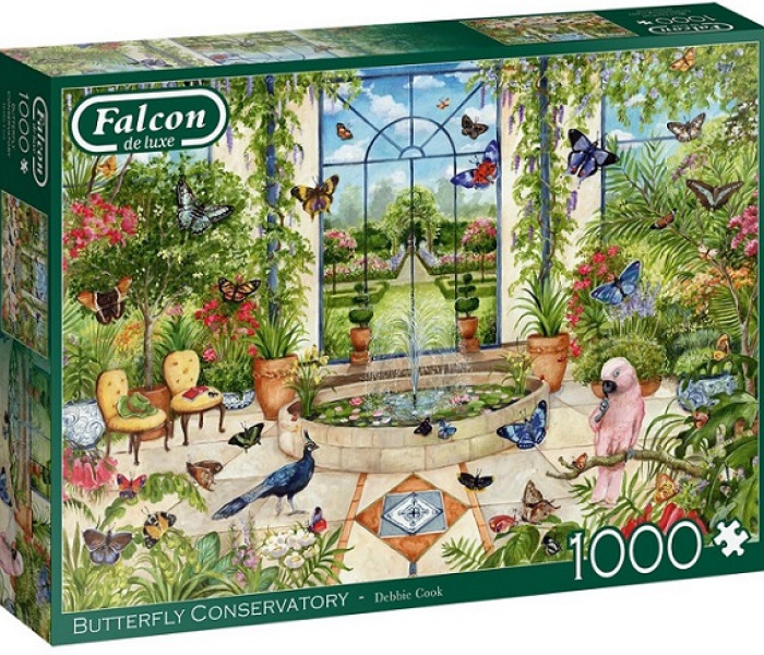 Puzzle - Falcon - Az üvegház tele lepkékkel