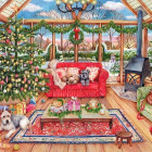 Puzzle - Falcon - Karácsonyi téli kert