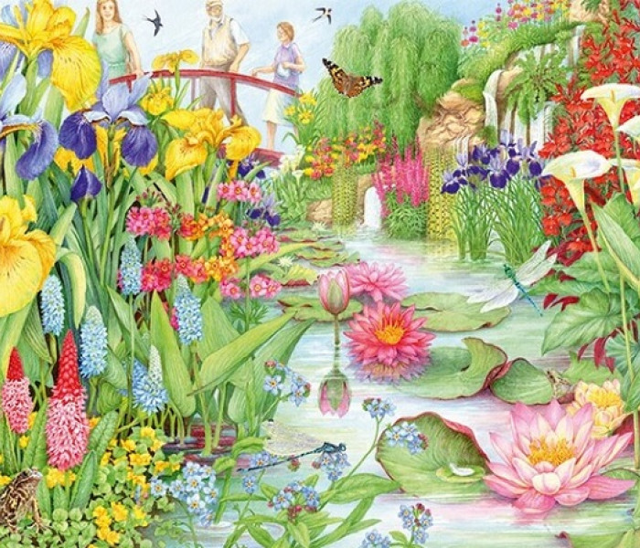 Puzzle - Falcon - Vízi kert