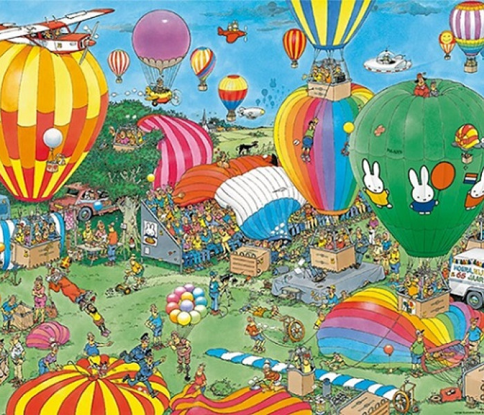 Puzzle - Jumbo - Repülő léggömbök