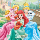 Puzzle - King - Hercegnők kiskutyákkal