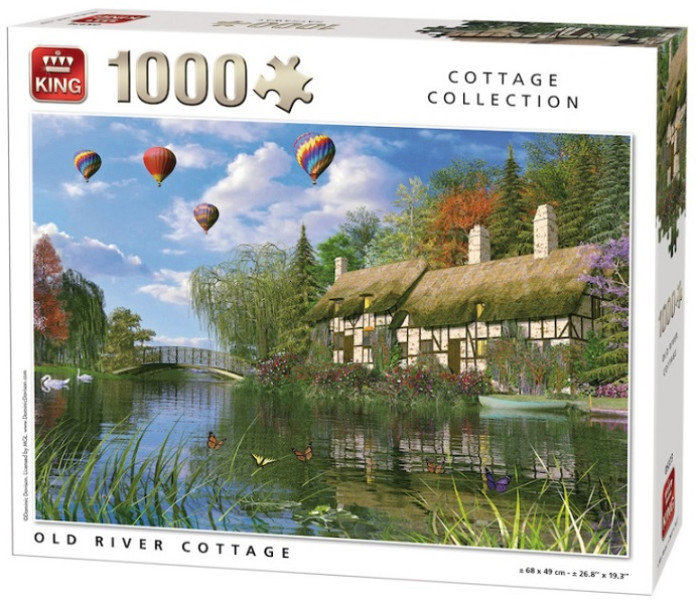 Puzzle - King - Öreg ház a tóparton