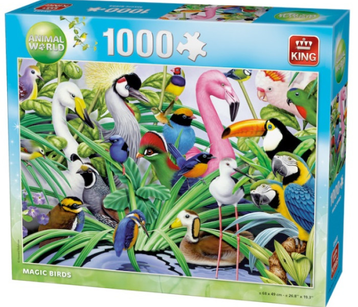 Puzzle - King - Gyönyörű madarak