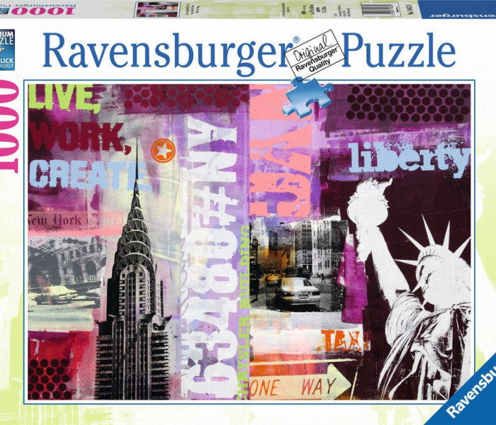 Puzzle - Ravensburger - New York City kollázs