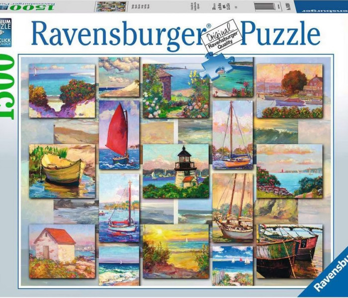 Puzzle - Ravensburger - Tengerparti kollázs