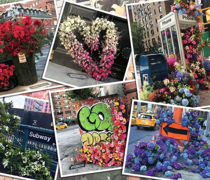 Puzzle - Ravensburger - Virágok New Yorkban