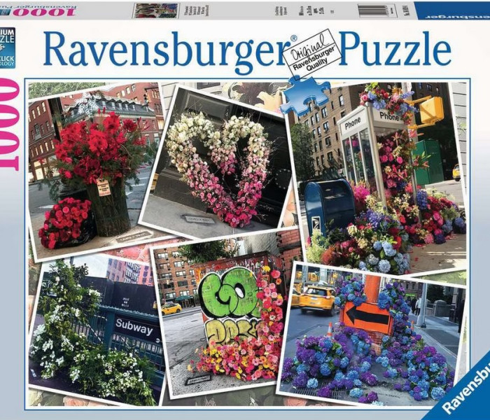 Puzzle - Ravensburger - Virágok New Yorkban