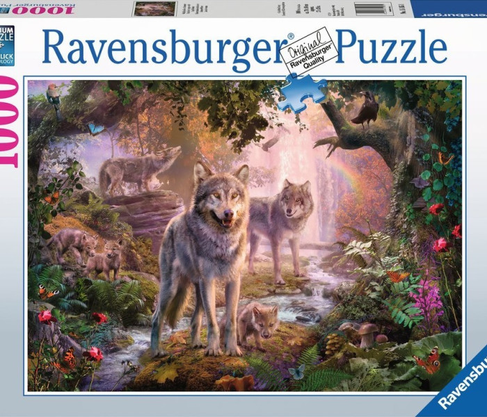 Puzzle - Ravensburger - Farkascsalád nyáron