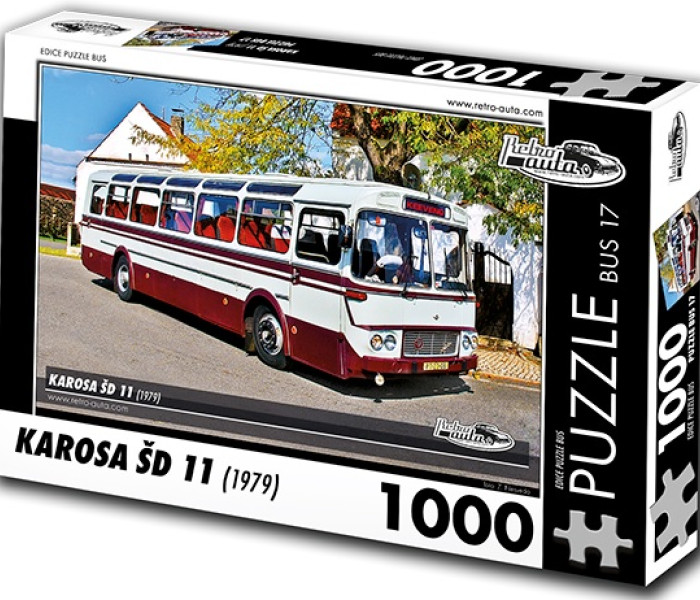 Puzzle - Retro-auta - Busz Karosa SD 11 (1979)