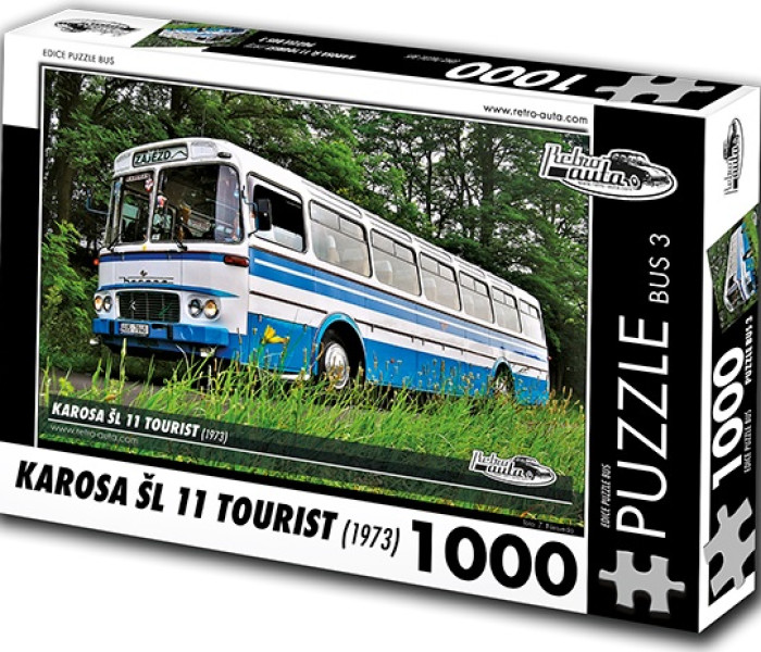Puzzle - Retro-auta - Busz Karosa ŠL 11 Tourist (1973)