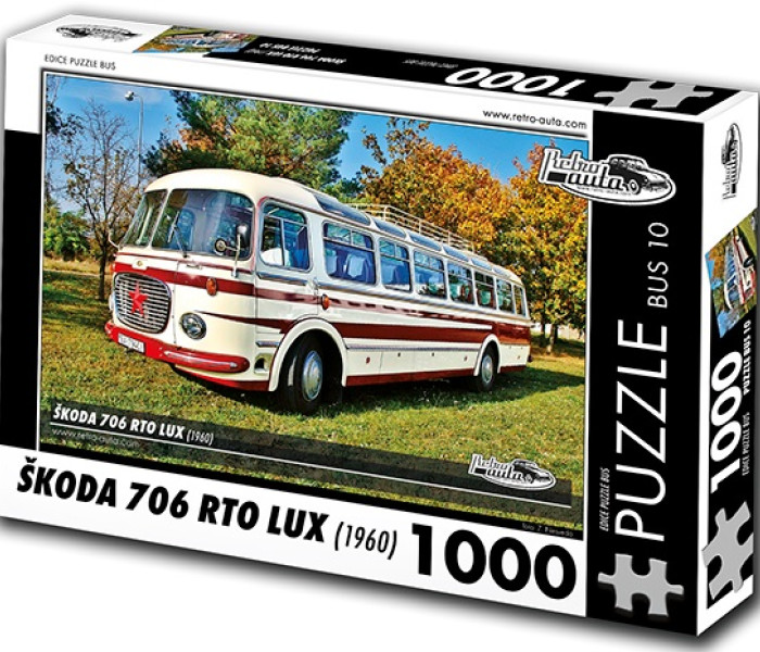 Puzzle - Retro-auta - Busz Škoda 706 RTO LUX (1960)