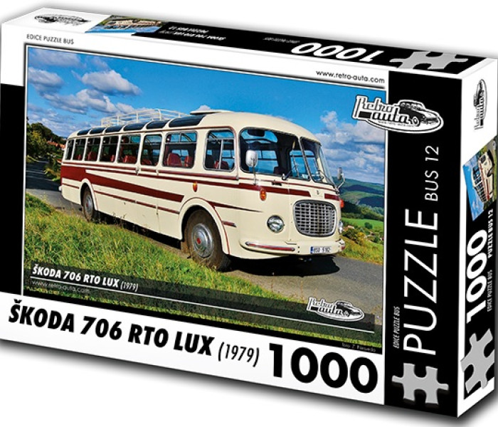 Puzzle - Retro-auta - Busz Škoda 706 RTO LUX (1979