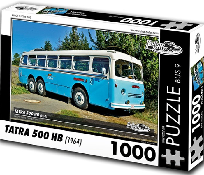 Puzzle - Retro-auta - Busz Tatra 500 HB (1964)