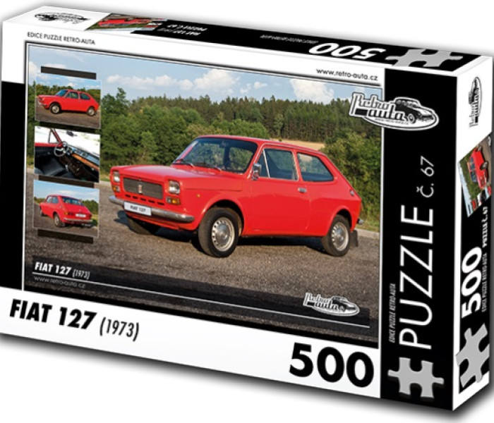 Puzzle - Retro-auta - Puzzle Fiat 127 (1973)