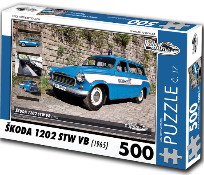 Puzzle - Retro-auta - Puzzle Skoda 1202 STW VB (1965)