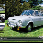 Puzzle - Retro-auta - Puzzle Skoda 100 L (1971)