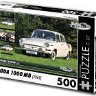 Puzzle - Retro-auta - Puzzle Skoda 1000 MB (1965)