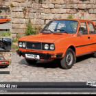 Puzzle - Retro-auta - Puzzle Skoda 105 GL (1981)